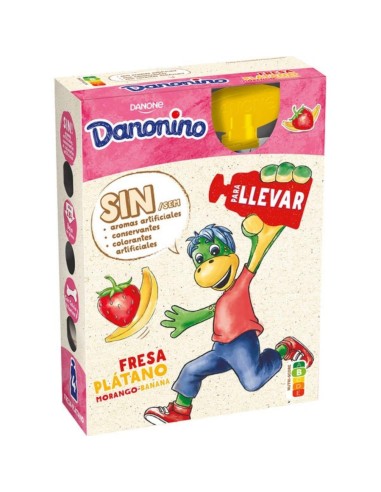 DANONINO PUCH FRESA PLATANO X4