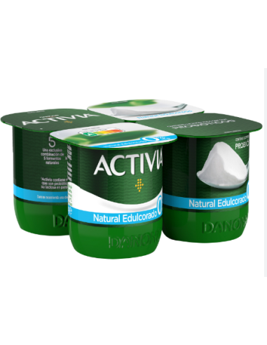 DANONE ACTIVIA DESNT.NAT.EDULCORADO X4