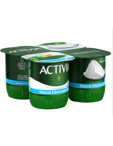 DANONE ACTIVIA DESNT.NAT.EDULCORADO X4