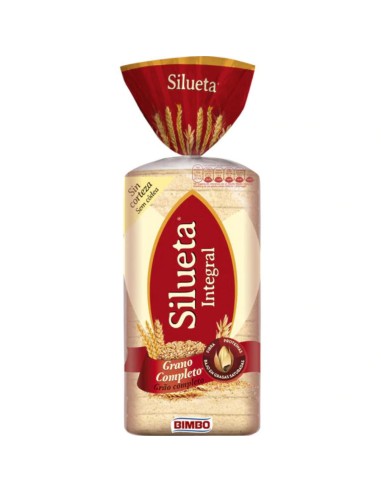 BIMBO PAN SILUETA SIN CORTEZA 450 GRS