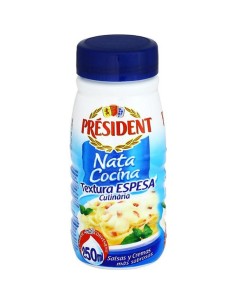 PRESIDENT NATA ESPESA 18% PET 250ML