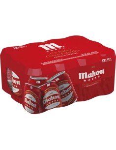 CERVEZA MAHOU 5 ESTRELLAS BOTE 330 ML