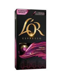 CAFE L`OR CAPSULAS INDIA 10 UND 52 GR