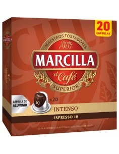 CAFE MARCILLA CAPSULAS INTENSO 20 UND 10