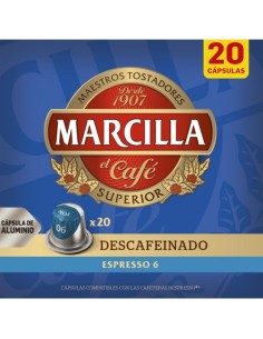 CAFE MARCILLA CAPSULAS DESCAF. 20 UNDS 1