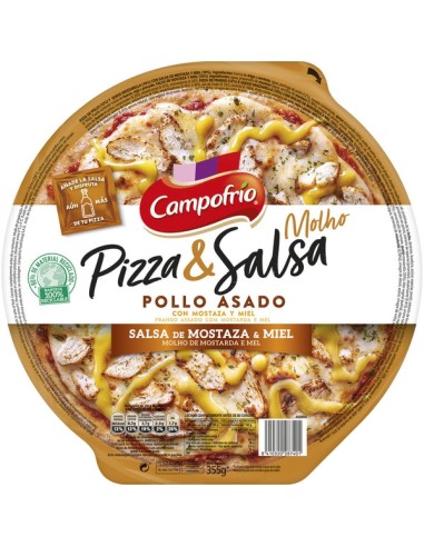 PIZZA P&S POLLO MOSTAZA MIEL 355G