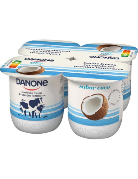 DANONE YOGHOURT SABOR COCO X4