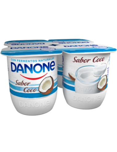 DANONE YOGHOURT SABOR COCO X4