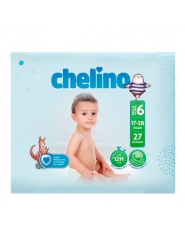 CHELINO PAÑAL 27UD T-6 17-28KG