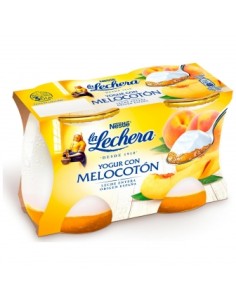 NESTLE LECHERA CON MELOCOTON VIDRIO 2X125G