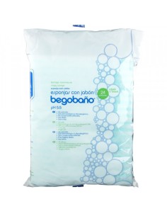 ESPONJAS JABONOSAS DESECHABLES (100GRS) 24 UDS