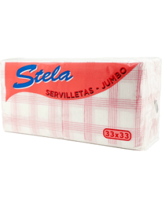 SERVILLETAS STELA DUPLO DECORAD. 140 UND 2
