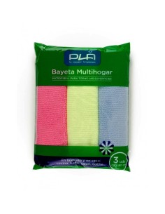 PLA BAYETA MULTIHOGAR MICROFIBRA PACK 3