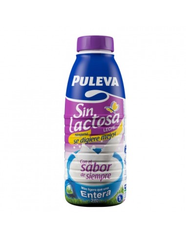 LECHE PULEVA SIN LACTOSA ENTERA BTLLA 1