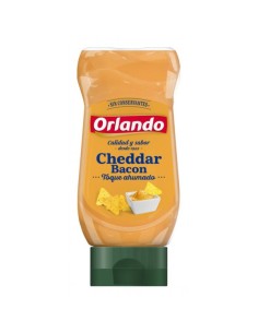 SALSA ORLANDO CHEDDAR BACON 245 GRS
