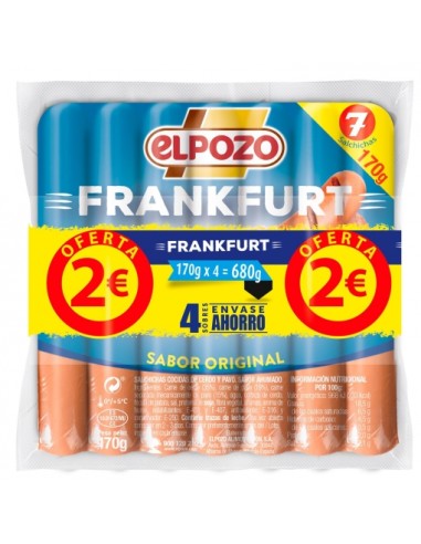 FRANKFUT PACK-5 140GR EL POZO