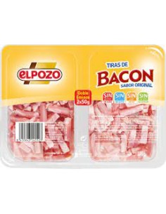 BACON TIRAS 2X50G