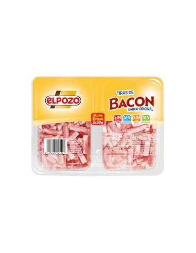 BACON TIRAS 2X50G