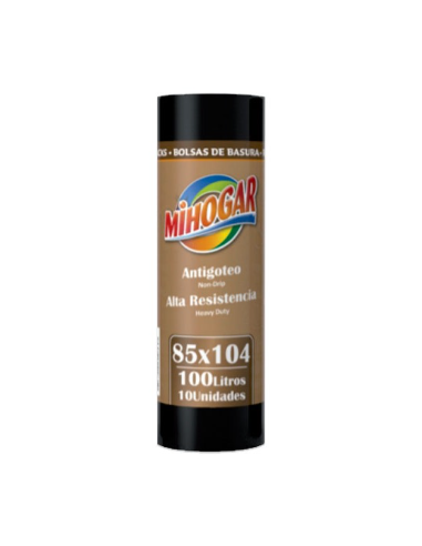MIHOGAR BOL BAS 10UD G85 85X104 100L NEG