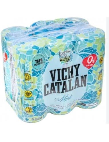 AGUA VICHY CATALAN MENTA PACK-6