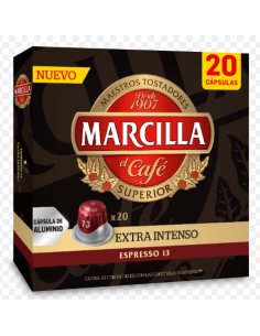 CAFE MARCILLA CAPUSULAS EXTRA INTENSO 20