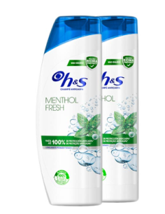 H&S CHP 400ML DUP MENTHOL FRESH