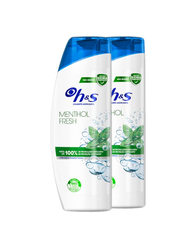 H&S CHP 400ML DUP MENTHOL FRESH