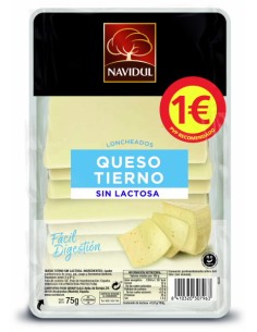 QUESO TIERNO LONCHAS 75G