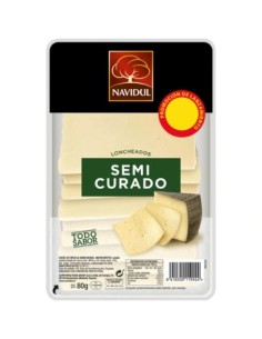 QUESO SEMICURADO LONCHAS 80GR