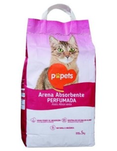 ARENA GATOS POPET PERFUMADA 5 KG