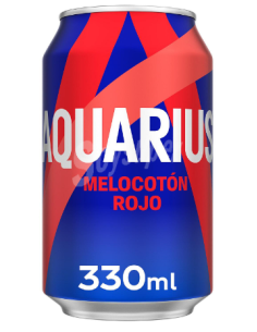 AQUARIUS MELOCOTÓN ROJO BOTE