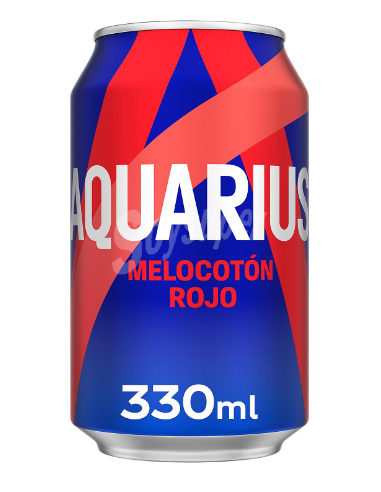 AQUARIUS MELOCOTÓN ROJO BOTE