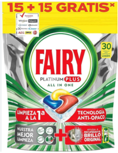 FAIRY PAST. VAJILLA PLATINUM PLUS (15+15 PAST)