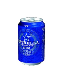 CERVEZA ESTRELLA LEVANTE SIN 0% LATA 330