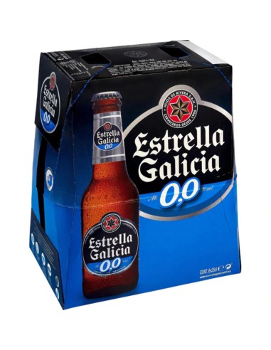 CERVEZA ESTRELLA GALICIA 0.0 BOTELLÍN